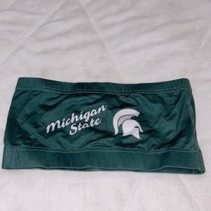 Michigan State Tube top/crop top